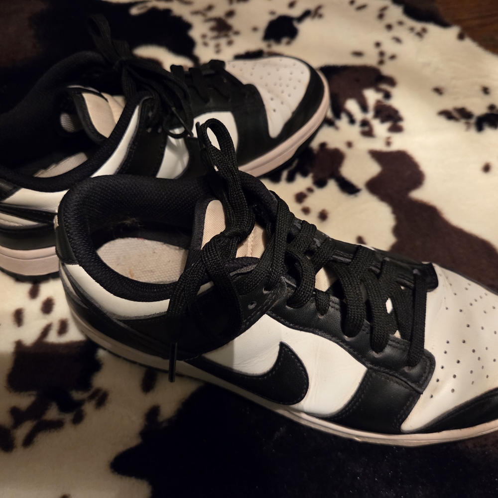 Black and White Athletic Shoes